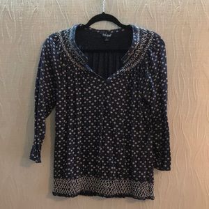 Lucky brand blouse size l